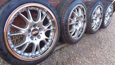 Genuine BBS CK 18" Alloy Wheels 5x112 CK109 Uniroyal Volkswagen Audi Caddy Golf