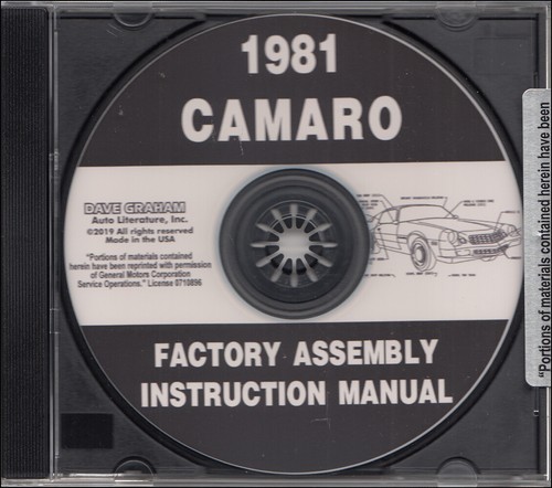 1981 chevy camaro - 1981, workshop