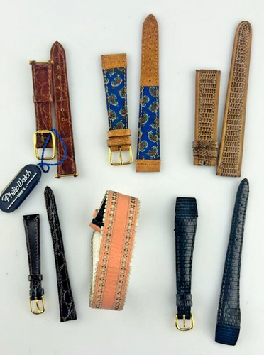Stock watch straps leather - 6,