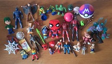 Random Mixed Loose Action Figures Toys, Well Played With, Some With Damage