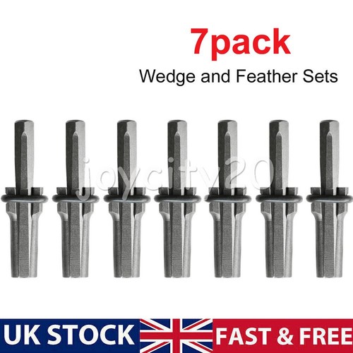 7pcs stone splitters - 7pcs, 9/16"