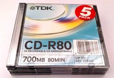 TDK CD-R 80 Data 80MIN / 700MB