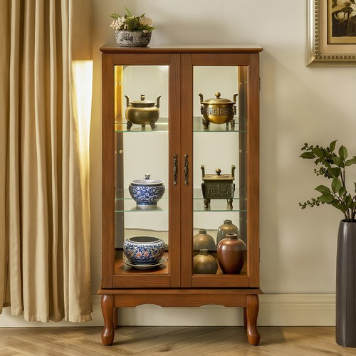 Lighted curio cabinet tier - lighted,