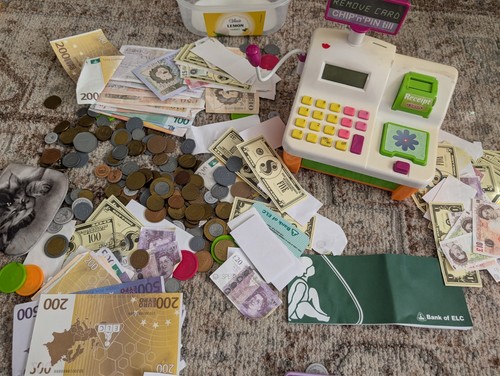 Kids cash register till fake - register, till/fake