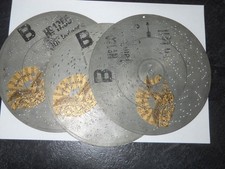 Three Schutz Marke musical box (Symphonium) discs -- 7 inch approx