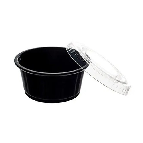 500 black sauce pots - sauce, &