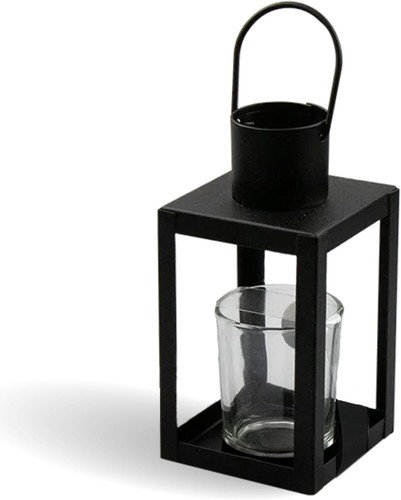 Black lantern small - black,