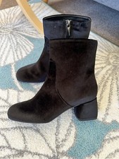 RRP €280 PONS QUINTANA Velour Ankle Boots EU36 UK3