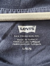 Levi's T-Shirt Blue, Size Large