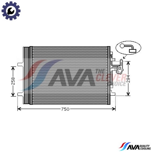 Condenser air conditioning - condenser,
