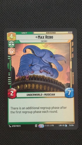 Max rebo encore legendary - rebo, encore!