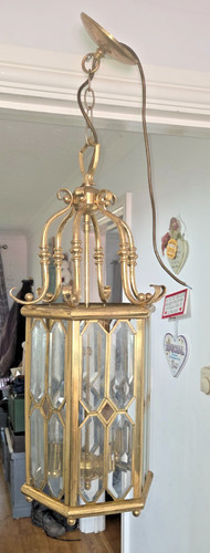 Vintage large hexagon - large,