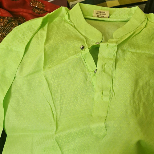 Men green kurta kurti - men’s,