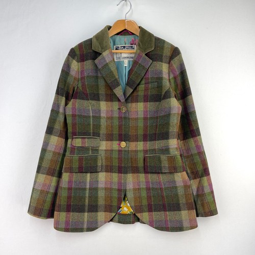 Joules tweed jacket - jacket, womens
