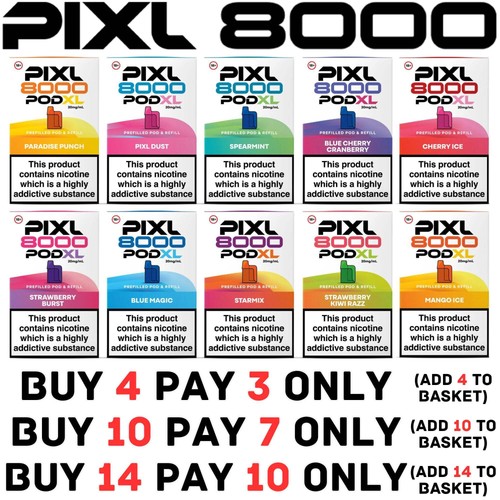 Pixl 8000 vape pods - pixl,