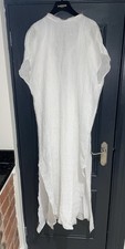 Zara Off White Crinkle Cotton