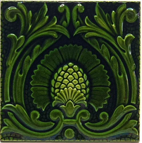 Antique moulded majolica - moulded,