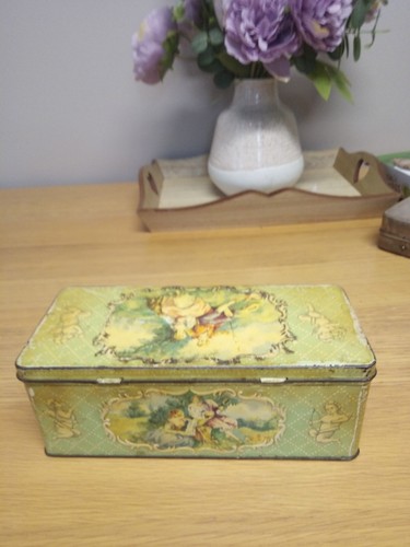 Old biscuit tin - biscuit, jacobs