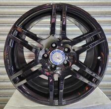 REFURBISHED GENUINE MERCEDES AMG 17" C CLASS W204 STAGGERED ALLOY WHEELS BLACK