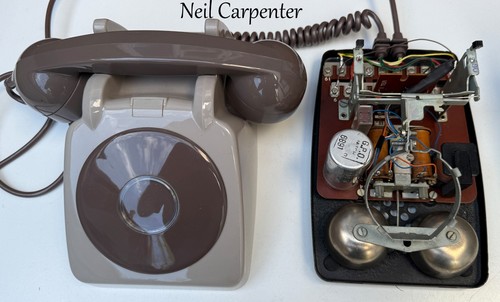 Boxed grey gpo 706cb - boxed, telephone