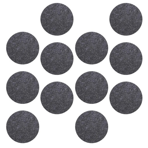 12pcs felt round placemat - felt,