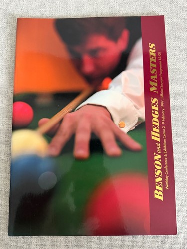 1997 signed masters snooker - masters,