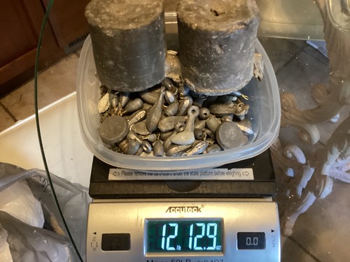 Lead scrap almost pounds - almost, 13