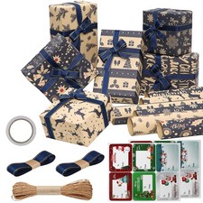12 Sheets Christmas Wrapping