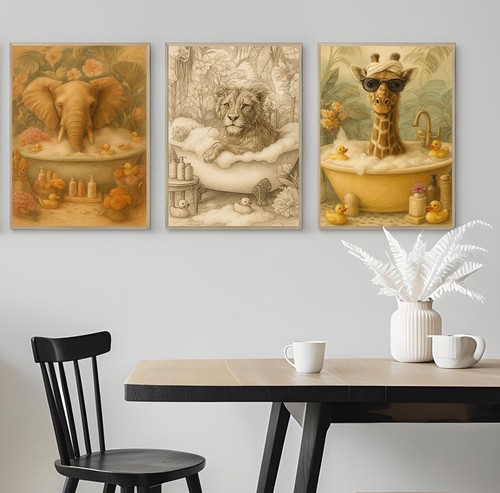 Set giraffe lion and - set,