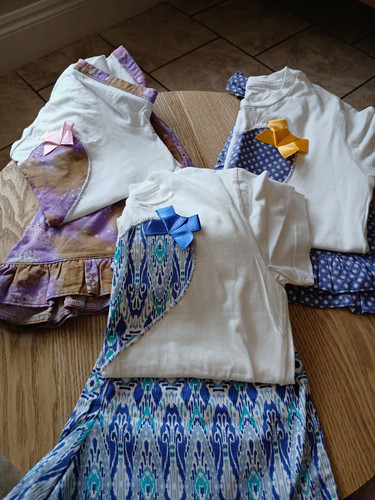 Handmade girls 2 piece - 5, x