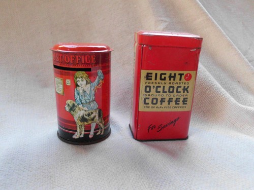Vintage tin money boxes - vintage,