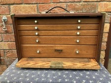 Union 5 drawer Engineers vintage wooden Tool chest/cabinet