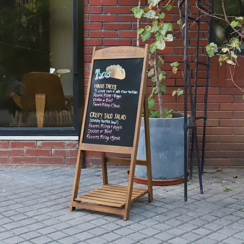 Large frame chalkboard - large, a-frame