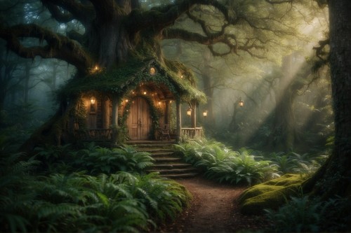 Mystical fairy woodland - mystical, forest