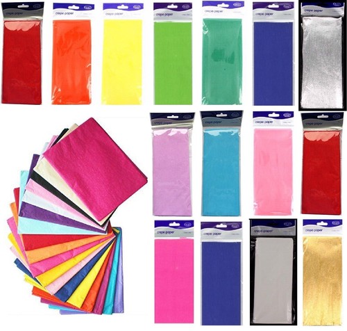 Crepe paper sheets 5 meter - ,