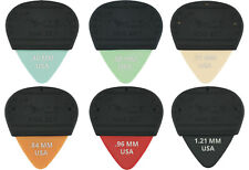 A Pack of 3 FENDER Mojo Grip 351 Shape Guitar Picks - Choice of 6 Gauges