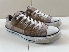 Converse All Star Metallic Glitter Gold UK6.5-7 EU 39.5-40 CTA Womens Trainers