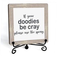 Funny Bathroom Sign - Please