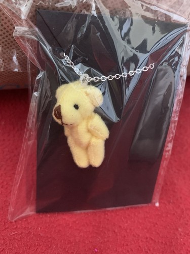 Precious teddy bear necklace - precious,