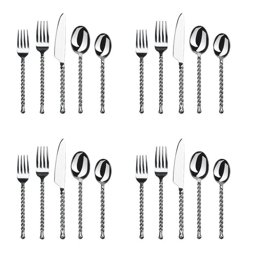 Gourmet settings silver tear - settings,
