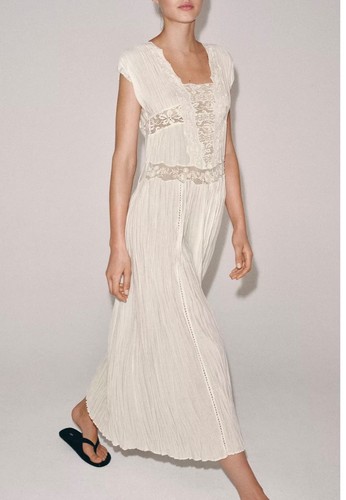 Zara collection pleated - zara,