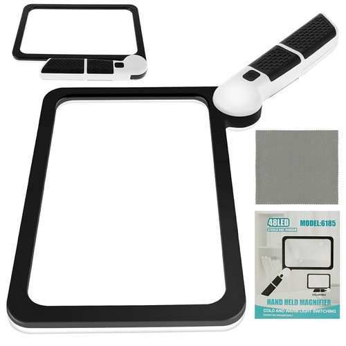 Large magnifying glass with - glass, 48