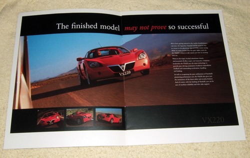 Vauxhall vx220 black - vx220, brochure
