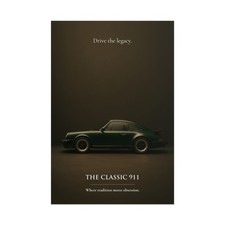Porsche 911 Green Poster –