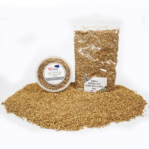 Small modelling cork boulders - cork,
