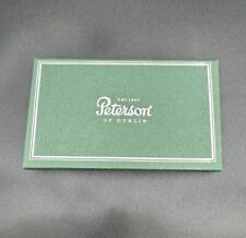 New Peterson Avoca Leather Roll-Up Pipe Tobacco Pouch - Boxed