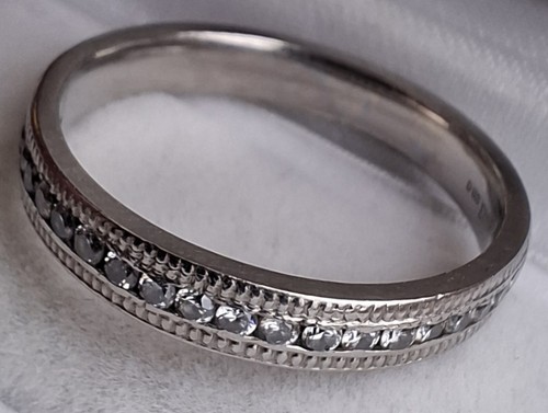 Palladium diamond eternity - palladium,