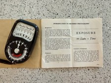 Weston Master II Universal Exposure Meter Vintage With Original Case