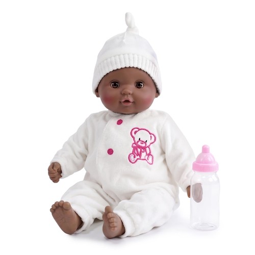 Black baby doll soft new - black,