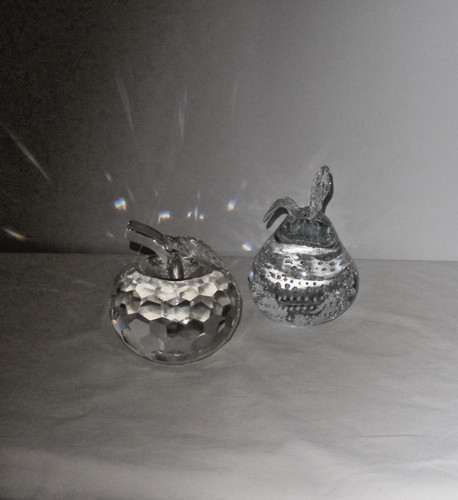Vintage glass pear - ,